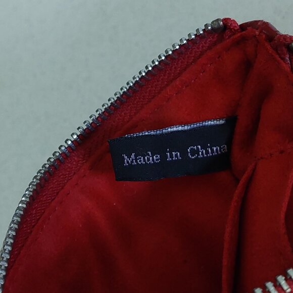 Brighton Red Patent Leather Small Zip Coin Purse - Picture 5 of 16